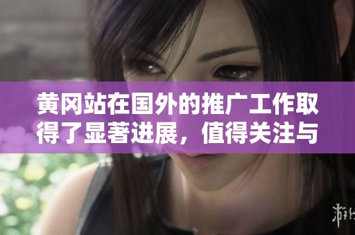 黄冈站在国外的推广工作取得了显著进展，值得关注与探讨