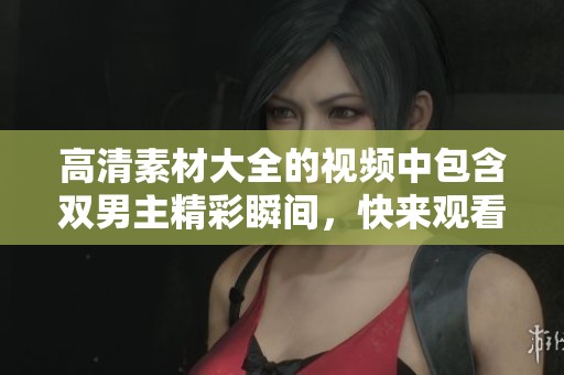 高清素材大全的视频中包含双男主精彩瞬间，快来观看吧