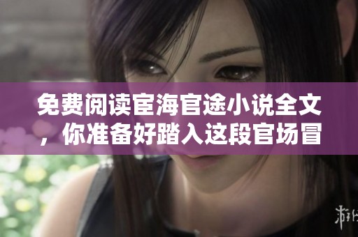 免费阅读宦海官途小说全文，你准备好踏入这段官场冒险了吗