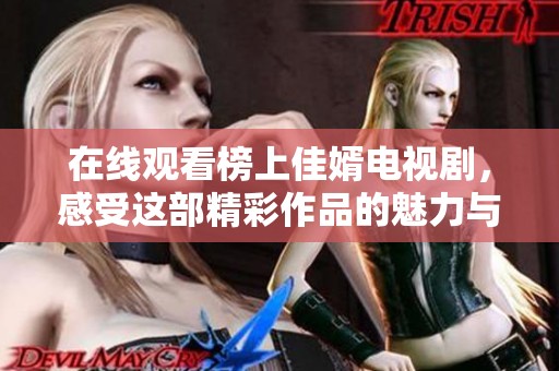 在线观看榜上佳婿电视剧，感受这部精彩作品的魅力与精彩！