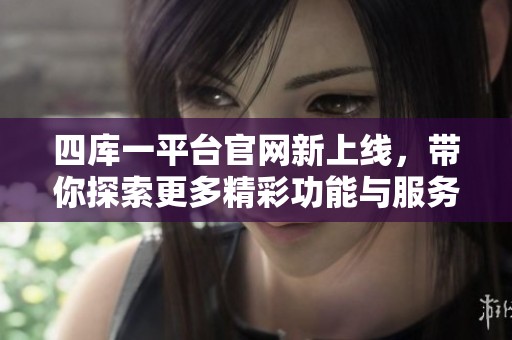 四库一平台官网新上线，带你探索更多精彩功能与服务