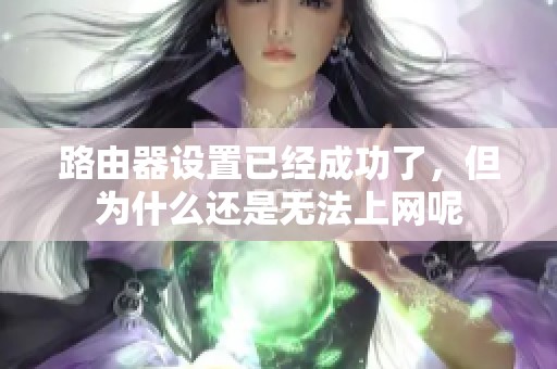路由器设置已经成功了，但为什么还是无法上网呢