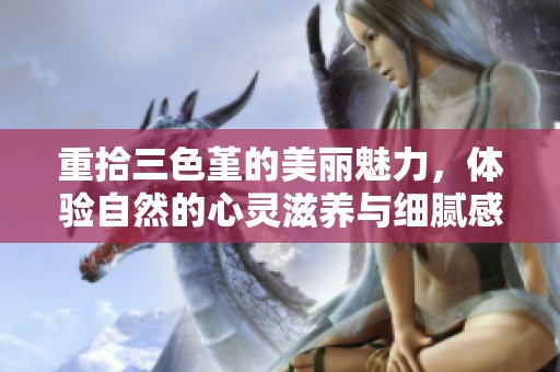 重拾三色堇的美丽魅力，体验自然的心灵滋养与细腻感受