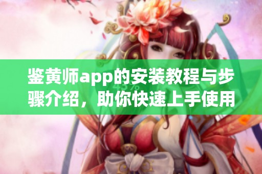 鉴黄师app的安装教程与步骤介绍，助你快速上手使用该应用程序