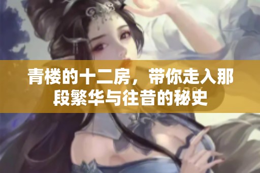 青楼的十二房，带你走入那段繁华与往昔的秘史