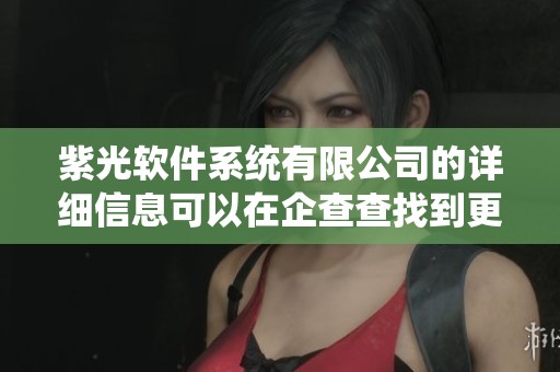 紫光软件系统有限公司的详细信息可以在企查查找到更多内容
