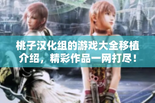 桃子汉化组的游戏大全移植介绍，精彩作品一网打尽！