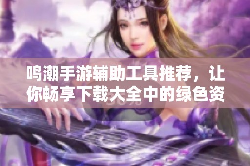 鸣潮手游辅助工具推荐，让你畅享下载大全中的绿色资源网优质资源