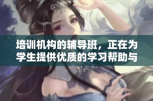 培训机构的辅导班，正在为学生提供优质的学习帮助与指导