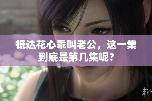 抵达花心乖叫老公，这一集到底是第几集呢？