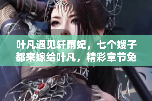 叶凡遇见轩雨妃，七个嫂子都来嫁给叶凡，精彩章节免费阅读！