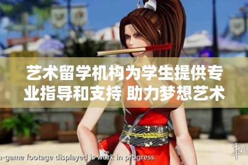 艺术留学机构为学生提供专业指导和支持 助力梦想艺术之路的实现
