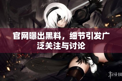 官网曝出黑料，细节引发广泛关注与讨论