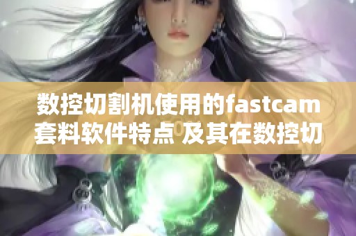 数控切割机使用的fastcam套料软件特点 及其在数控切割机中的应用分析