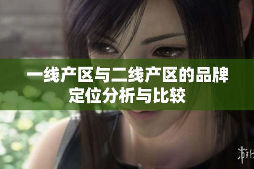 一线产区与二线产区的品牌定位分析与比较