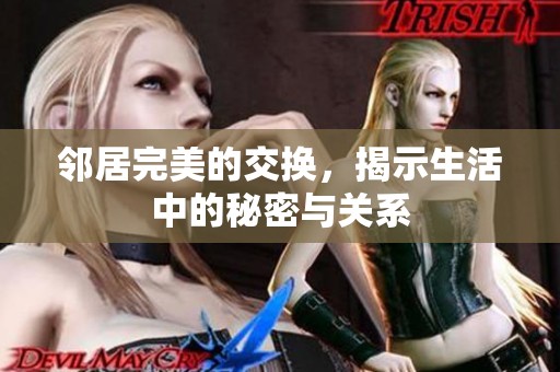 邻居完美的交换，揭示生活中的秘密与关系