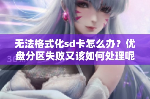 无法格式化sd卡怎么办？优盘分区失败又该如何处理呢