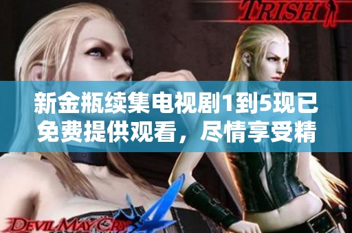 新金瓶续集电视剧1到5现已免费提供观看，尽情享受精彩剧情吧