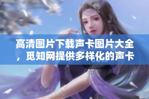 高清图片下载声卡图片大全，觅知网提供多样化的声卡选择和资源