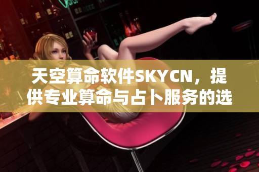 天空算命软件SKYCN，提供专业算命与占卜服务的选择