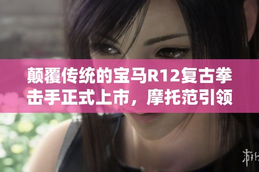 颠覆传统的宝马R12复古拳击手正式上市，摩托范引领新风潮
