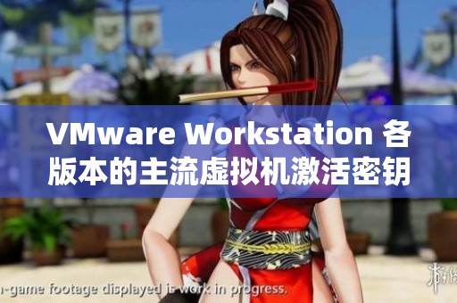 VMware Workstation 各版本的主流虚拟机激活密钥永久获取指南